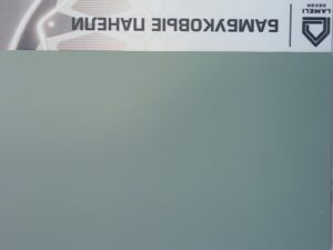 Бамбуковая панель Lamelidecor однотонная soft touch зеленая LDR14-1 5 мм 3