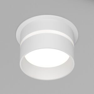 DK2404-WH Встраиваемый светильник влагозащ., IP 44, до 15 Вт, GU10, белый, алюминий
